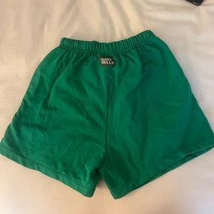green daily drills shorts